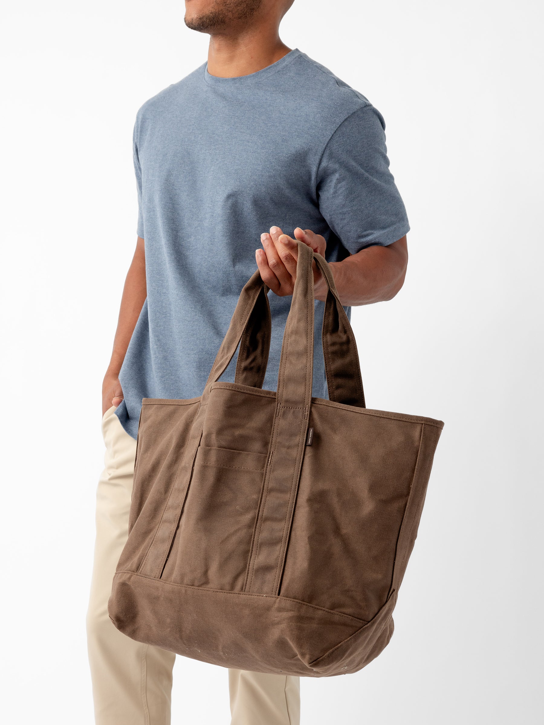 Waxed Canvas Tote - Image 8