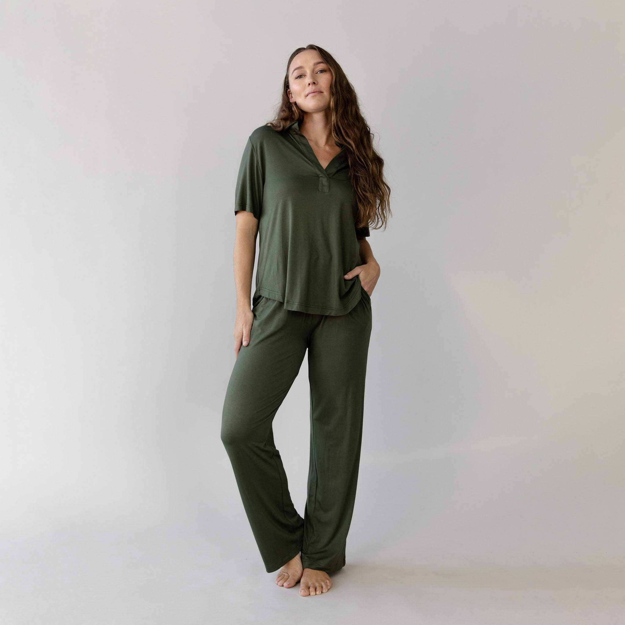 Women's Bamboo Stretch-Knit Short Sleeve Polo - Last Chance - Image 17