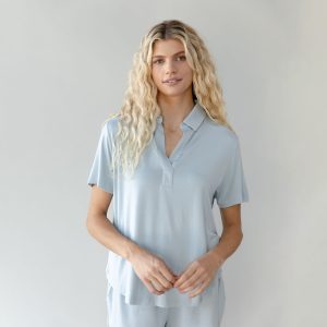 Women's Bamboo Stretch-Knit Short Sleeve Polo - Last Chance