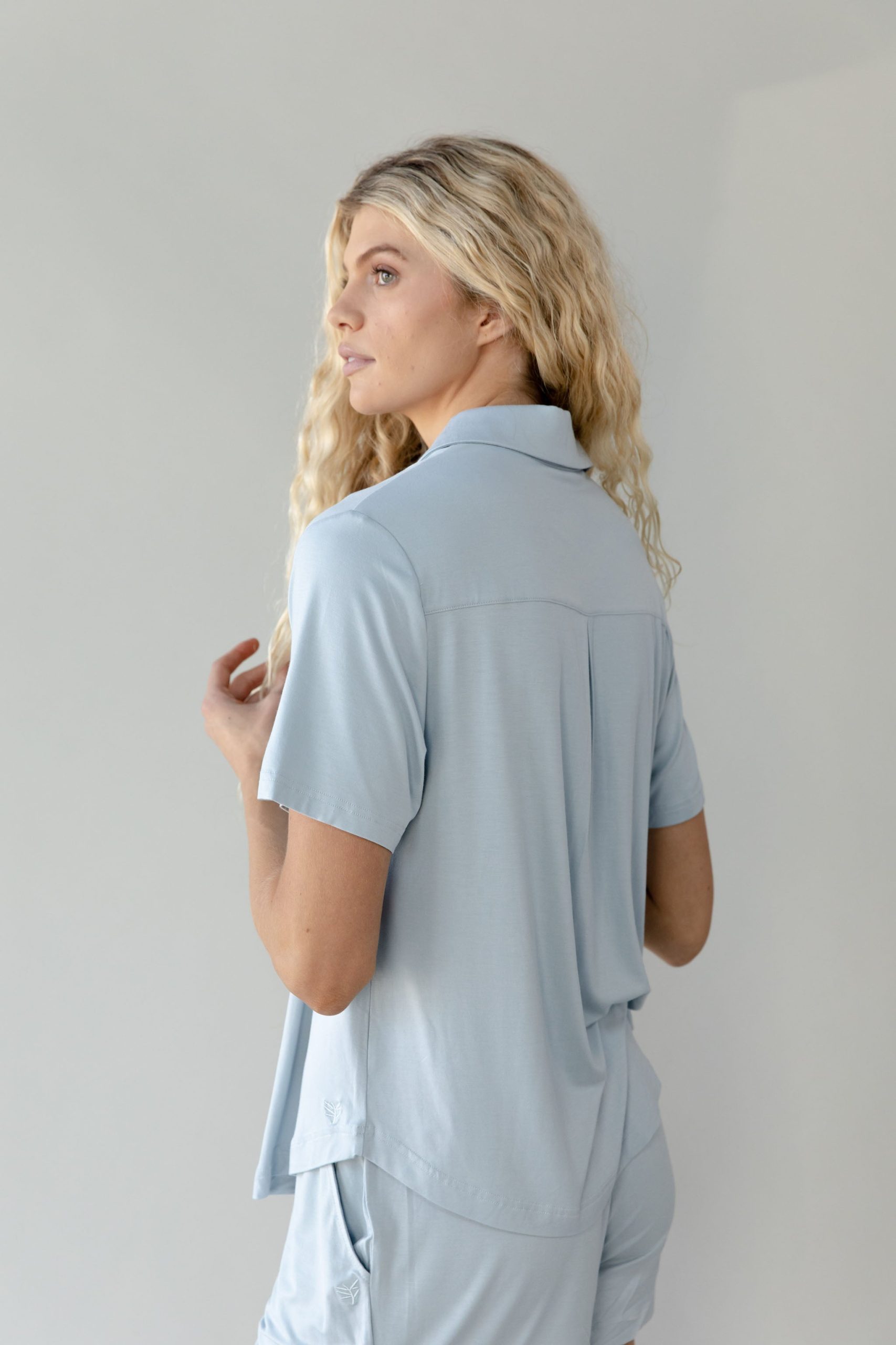 Women's Bamboo Stretch-Knit Short Sleeve Polo - Last Chance - Image 2