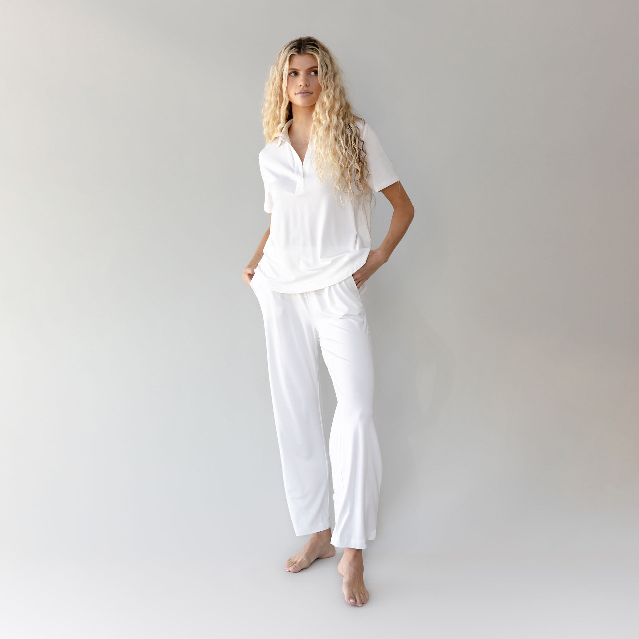 Women's Bamboo Stretch-Knit Short Sleeve Polo - Last Chance - Image 19