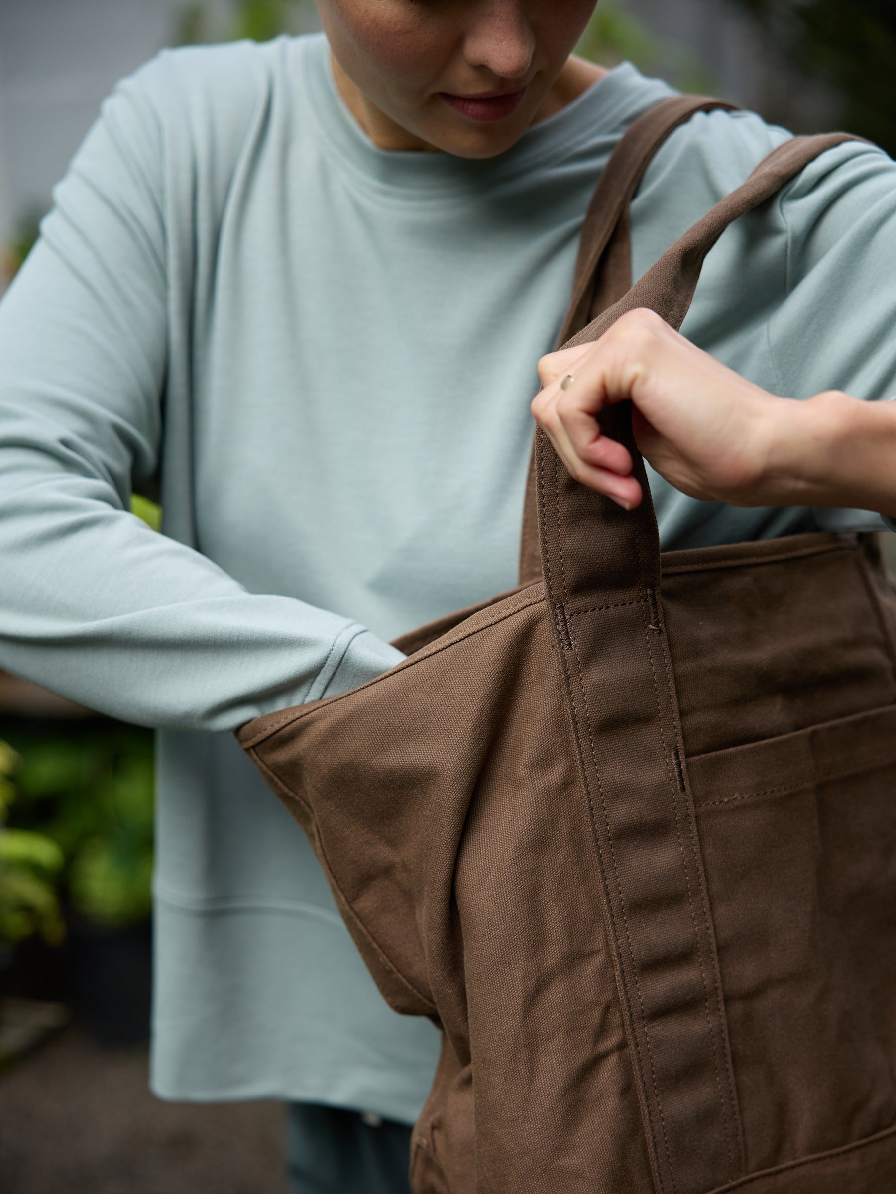 Waxed Canvas Tote - Image 11