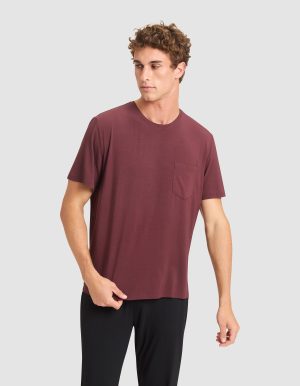 Men's Bamboo Stretch-Knit Lounge Tee - Last Chance