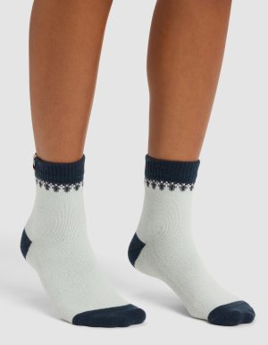 The Mistletoe Plush Modern Crew Sock