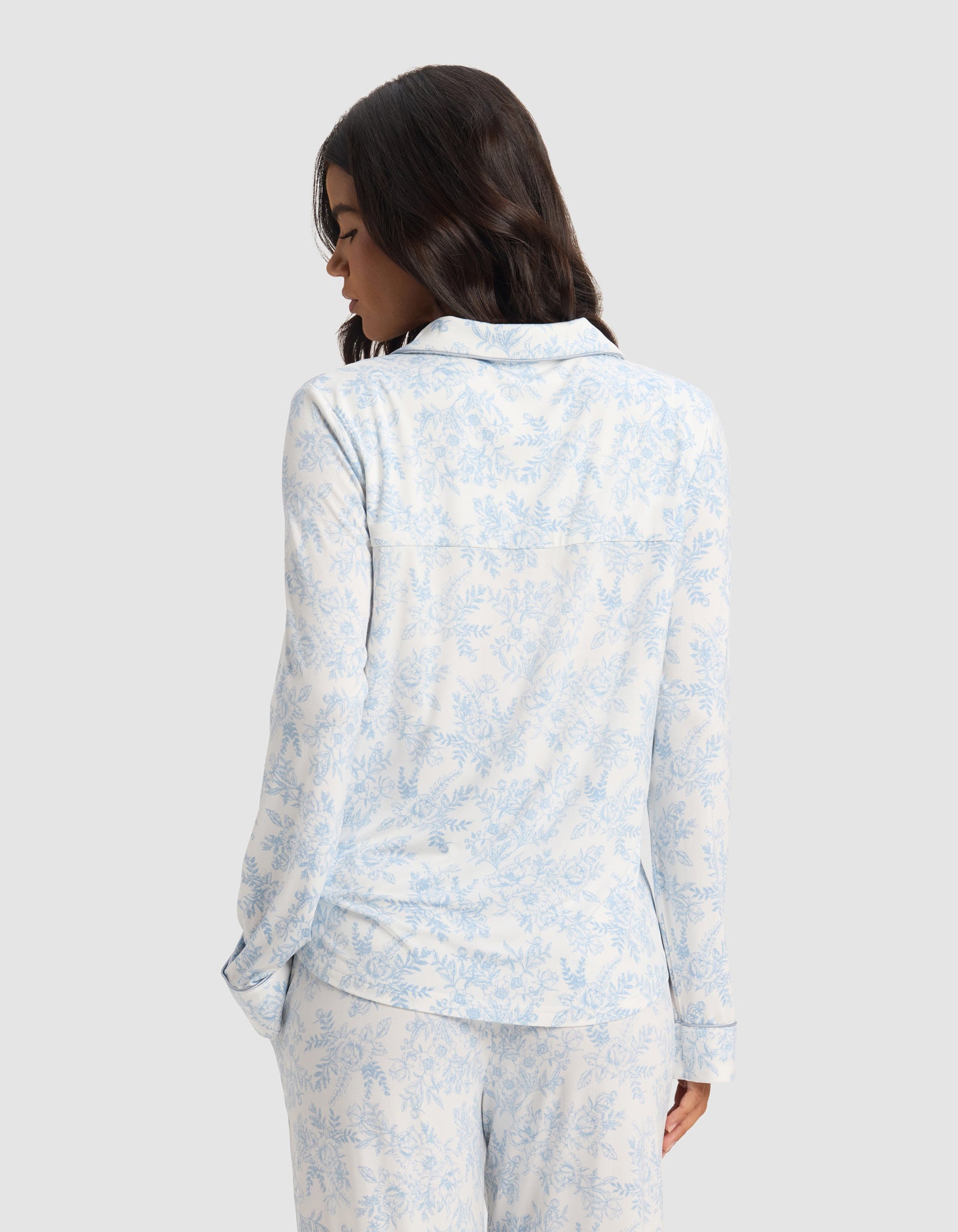 Women's Bamboo Stretch-Knit Long Sleeve Pajama Set - Image 66