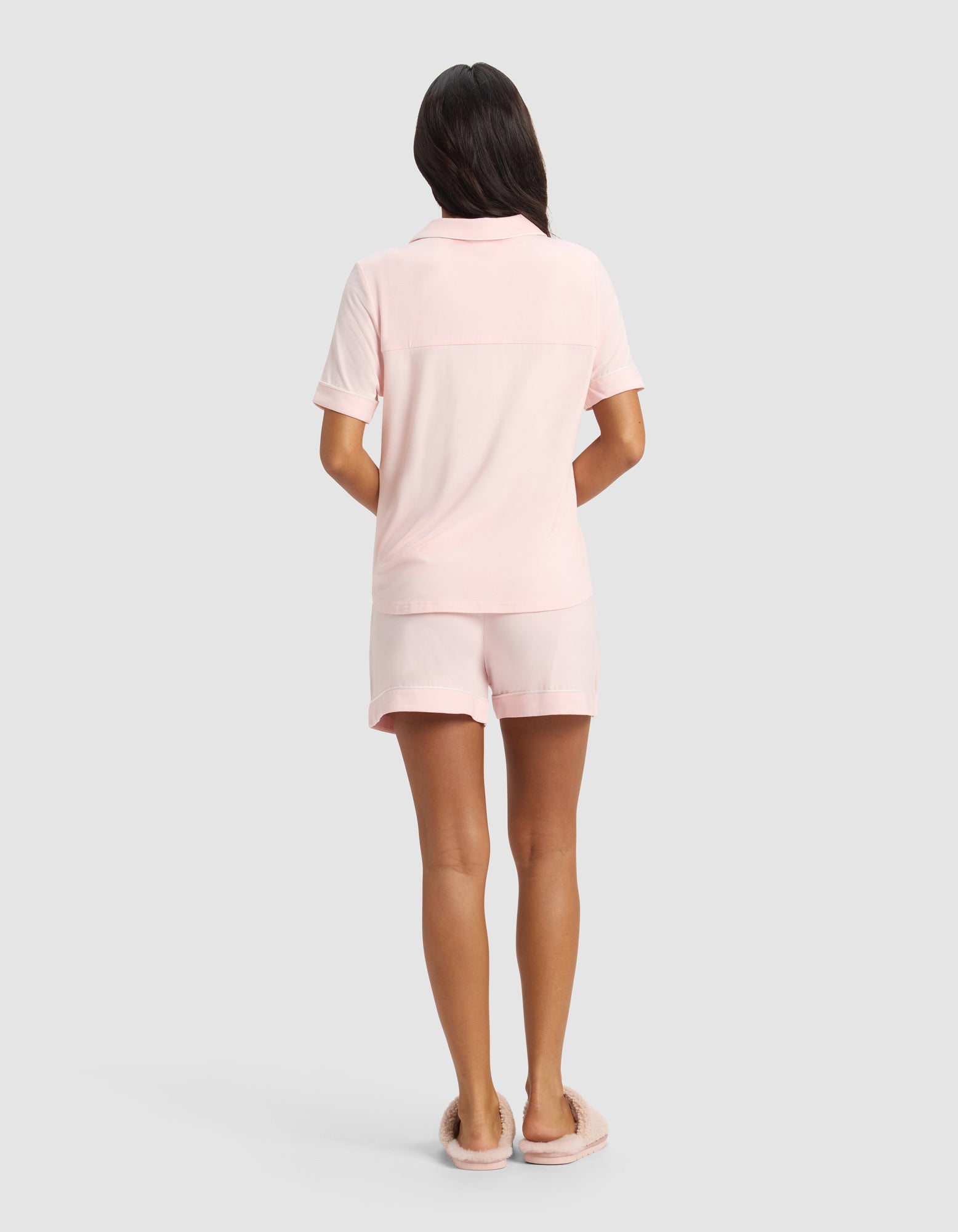 Women's Bamboo Stretch-Knit Short Sleeve Pajama Set - Image 64