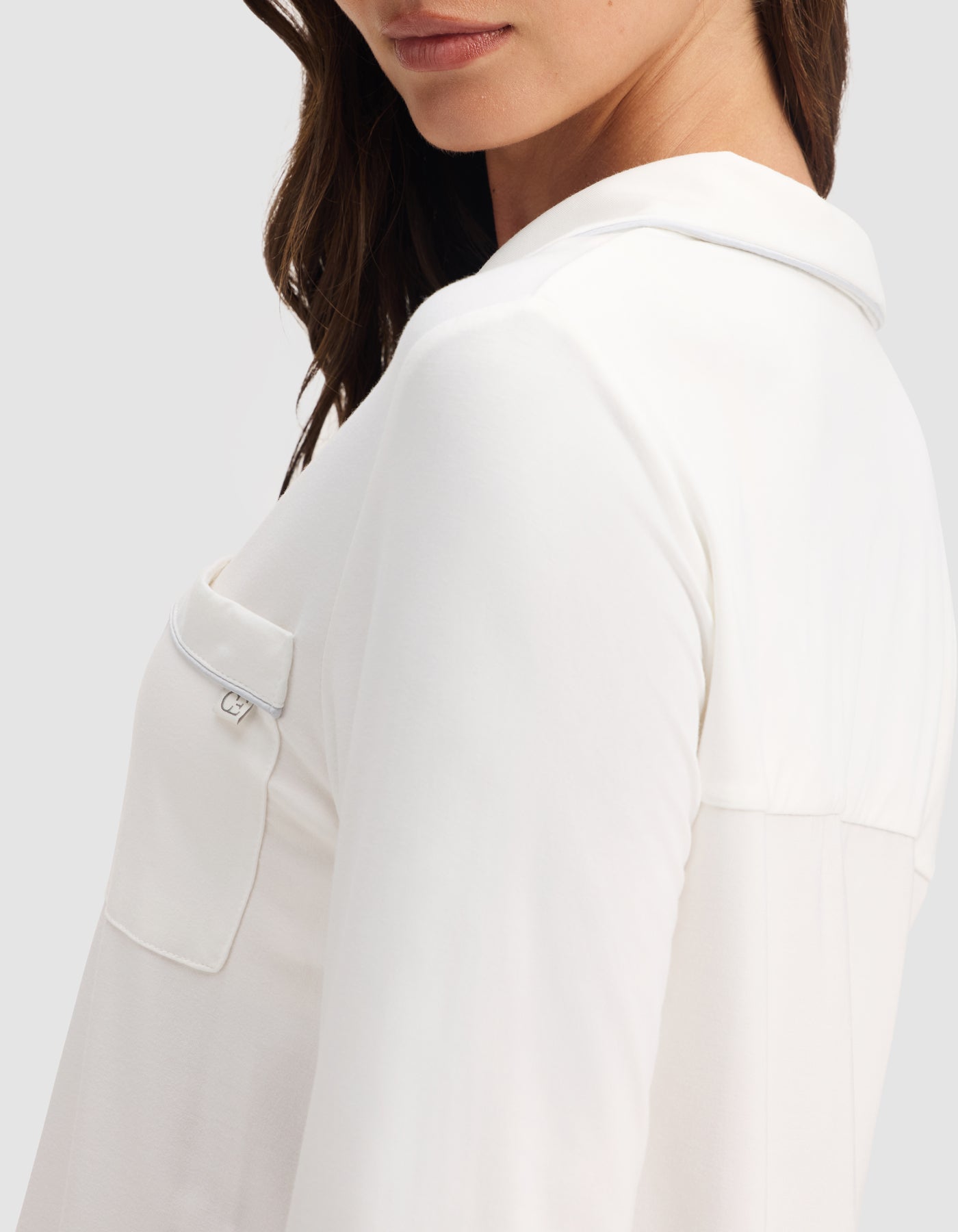 Women's Bamboo Stretch-Knit Long Sleeve Pajama Top - Image 54